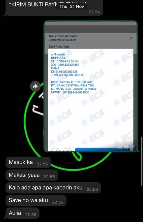 ⚠️ HATI HATI DENGAN PENIPU ATAS NAMA AULIA NAFA NABILA ⚠️

Kedok jual tiket konser taunya ngirim TIKET PALSU!

Nomor Akun Dana: +62 895-3283-23859
Nih WA dan tiktok nya gw share juga!

 wa.me/62895328323859

tiktok.com/@ulnaff?_t=8rq…