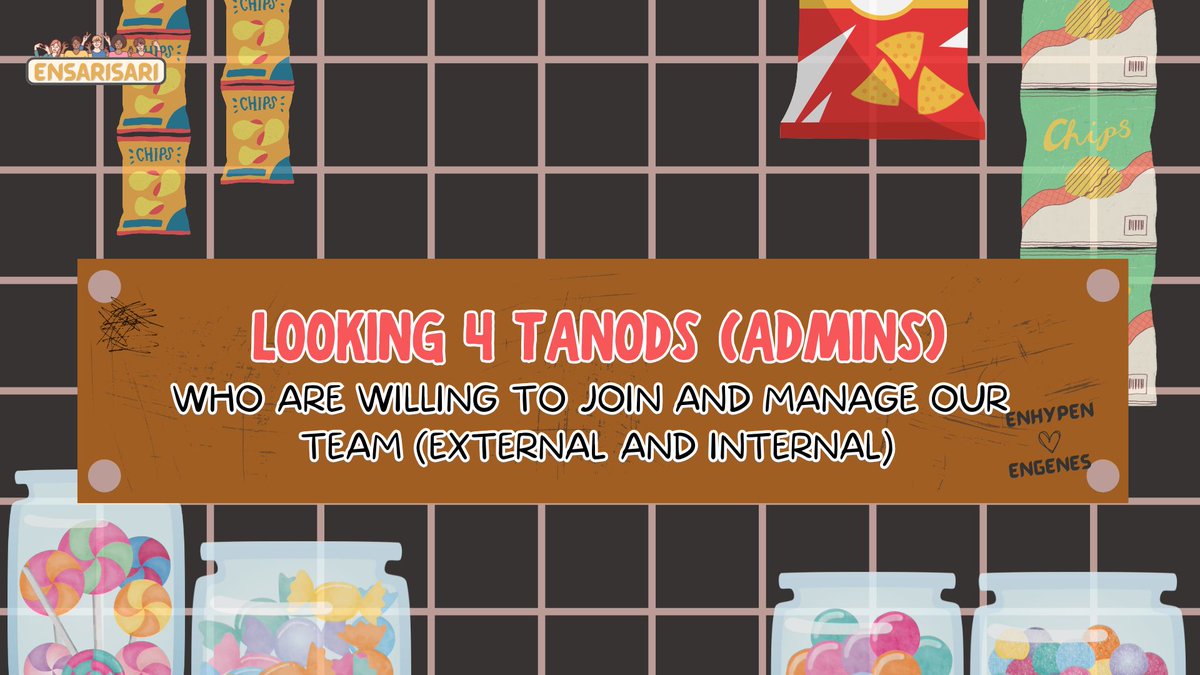 Tao po?! Bili na kayo sa tindahan ni #AlingMakina!

Aling Makina is a TEAM dedicated to raising funds, stream, and hype only #ENHYPEN. 

We are looking for Engenes willing to manage one of our teams and be one of us. 

If interested, DM US!