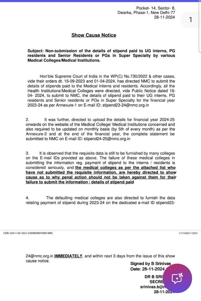 MEDICOSBOY__'s tweet photo. NMC we want #onenationonestipend
NMC show cause notice to 198 medical colleges on the issue of stipends for MBBS intern, PG residents, senior resident,super speciality resident by various medical College
#MedTwitter #MedX #mbbs #neetpg #neetss https://t.co/AsVHL4SO6f