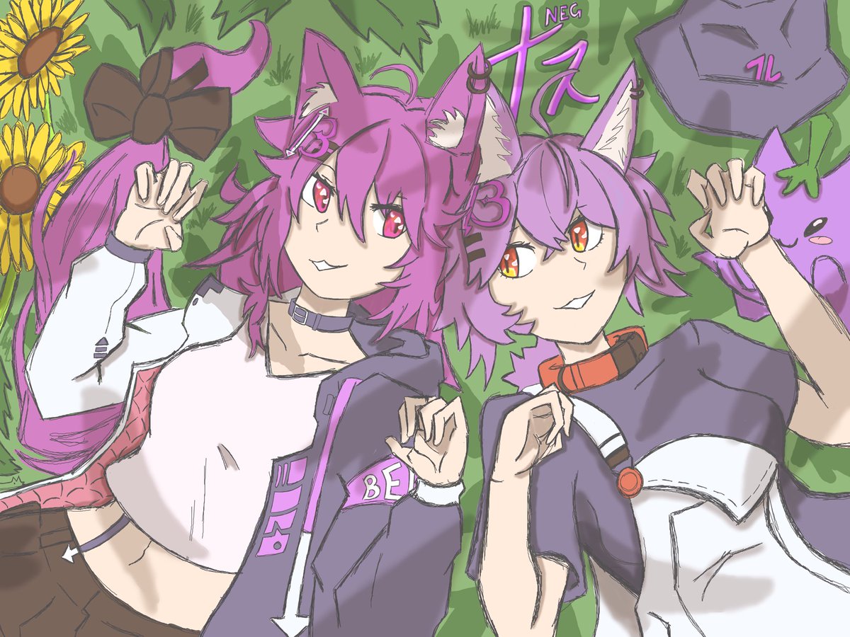 azukatsushi's tweet image. Seeing as I got a shoutout, hereβs my Day 30 for NegNasu November, I never stopped drawing, my progress kept going #neggplanted #NegNasuNovember