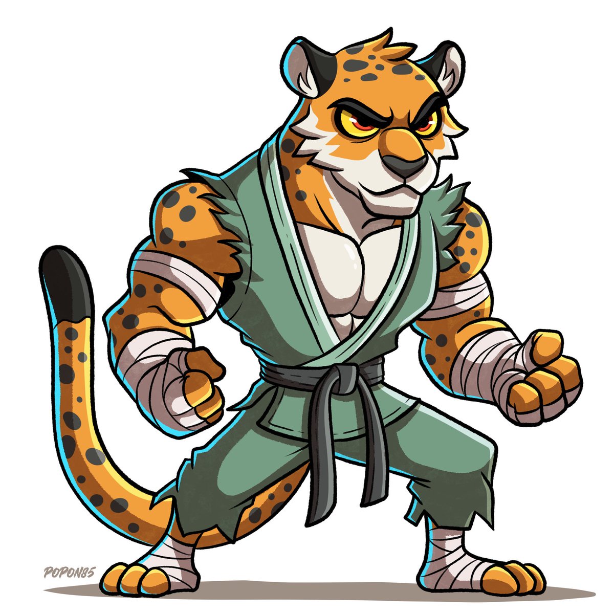 adrianpontohart's tweet photo. The Fierce Cheetah Fighter

#BusinessIllustrator #UniqueCharacters #AnimalWarrior #CustomIllustration #MascotDesign #CharacterArt #DigitalArt #FreelanceIllustrator #CreativeDesign #VisualBranding https://t.co/Zwbn1rL2cz