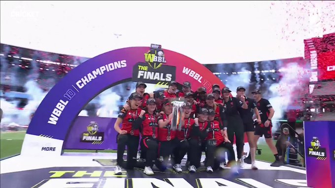 Champions of 2024 🏆 📹 Credits: Twitter/WBBL