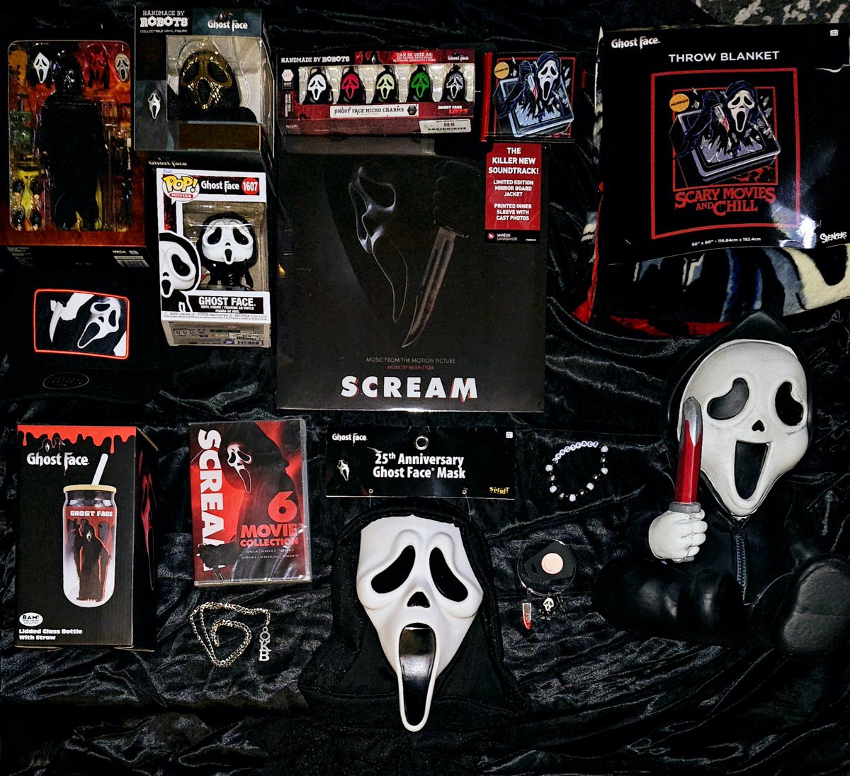 😱 GIVEAWAY 😱

I'm giving away the ultimate Scream prize pack! Six movie collection DVD, Scream 5 vinyl record, Ghostface horror baby, NECA Inferno figure, Funko Pop, and more! 🔪 

How to enter: Follow, Like, Repost! 🩸

Ends: Dec 30th, 11:00pm EST 🕛

⬇️ Important Details ⬇️