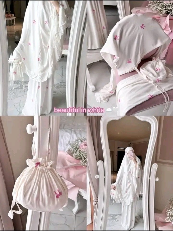 𝐌𝐮𝐤𝐞𝐧𝐚 𝐩𝐨𝐥𝐨𝐬❌
𝐌𝐮𝐤𝐞𝐧𝐚 𝐜𝐨𝐪𝐮𝐞𝐭𝐭𝐞✅
Udh mau akhir taun, enaknya nyicil mukena buat ramadan taun depan nih😍mukena ini gemes bgt buat sholat😽bordiran ribbonnya mevvah, udh ada resleting dagunya dan syuper adem dipake🫶🏻
Beli disini🔗s.shopee.co.id/3LA39apqnM