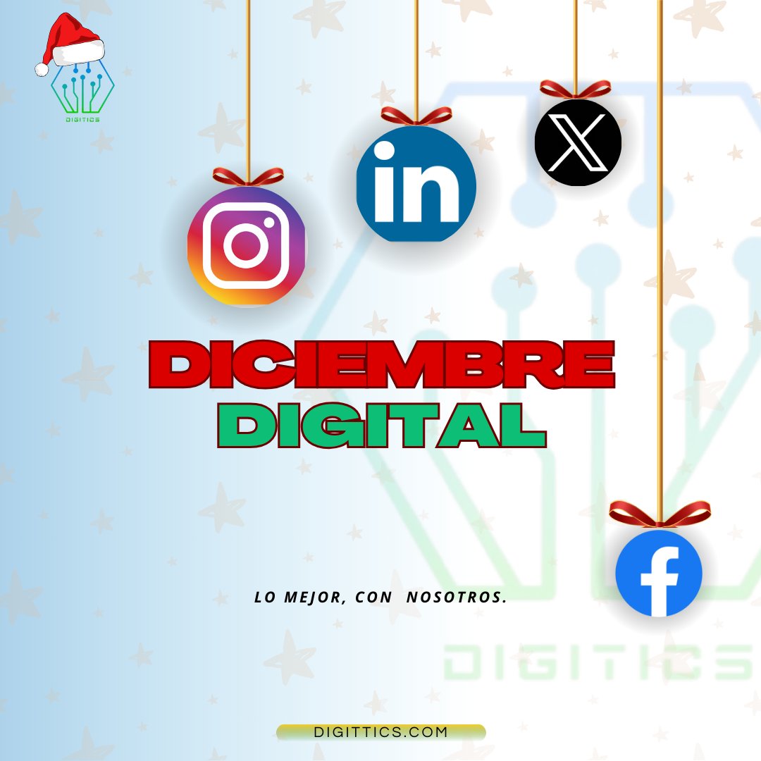 Digittics's tweet image. ¡Diciembre ya está aquí! 🎉

En este mes, cada publicación, cada campaña y cada interacción cuenta. ¡Aprovechemos juntos este tiempo para conectar, crecer y brillar! 💡
¡Envíanos un DM! 👇

#DiciembreDigital #Marketing2024 #CrecimientoEmpresarial