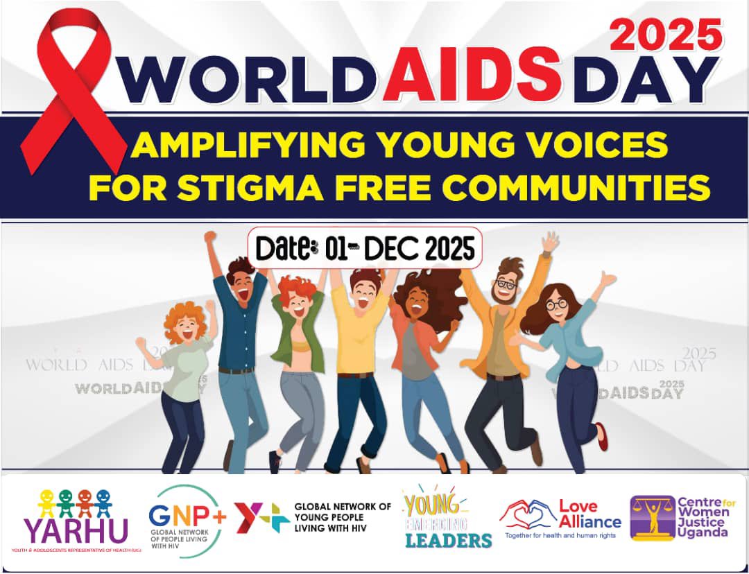 YARHU (@youthadole89171) on Twitter photo As we commemorate #WorldAidsDay2024, YARHU prioritizes amplifying young voices to combat stigma, through implementing the Stigma index 0:2 for AYPLWHIV & YKPs
<a href="/gnpplus/">GNP+</a> <a href="/Yplus_Global/">Y+ Global</a> <a href="/EmpowerCareEYNS/">EmpowerCare Youths Network Solution - EYNS</a> <a href="/UNAIDS/">UNAIDS Global</a> <a href="/Herve_Renard_HR/">Hervé Renard</a> <a href="/nakittosharonn/">SHARON NAKITTO</a> @_ARASAcomms <a href="/CentreforWomen2/">Centre for Women Justice Uganda</a> As we commemorate #WorldAidsDay2024, YARHU prioritizes amplifying young voices to combat stigma, through implementing the Stigma index 0:2 for AYPLWHIV & YKPs
<a href="/gnpplus/">GNP+</a> <a href="/Yplus_Global/">Y+ Global</a> <a href="/EmpowerCareEYNS/">EmpowerCare Youths Network Solution - EYNS</a> <a href="/UNAIDS/">UNAIDS Global</a> <a href="/Herve_Renard_HR/">Hervé Renard</a> <a href="/nakittosharonn/">SHARON NAKITTO</a> @_ARASAcomms <a href="/CentreforWomen2/">Centre for Women Justice Uganda</a>