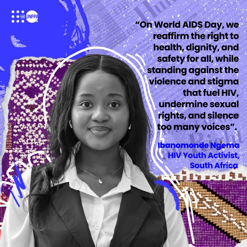 On #WorldAIDSDay we join Ibanomonde Ngema in advocating for the right to health, dignity, and safety for all. Let's stand together against stigma and discrimination, and amplify the voices that are too often silenced. 

#EndInequality #EndAIDS <a href="/HerVoiceFund/">HER VOICE FUND</a>
