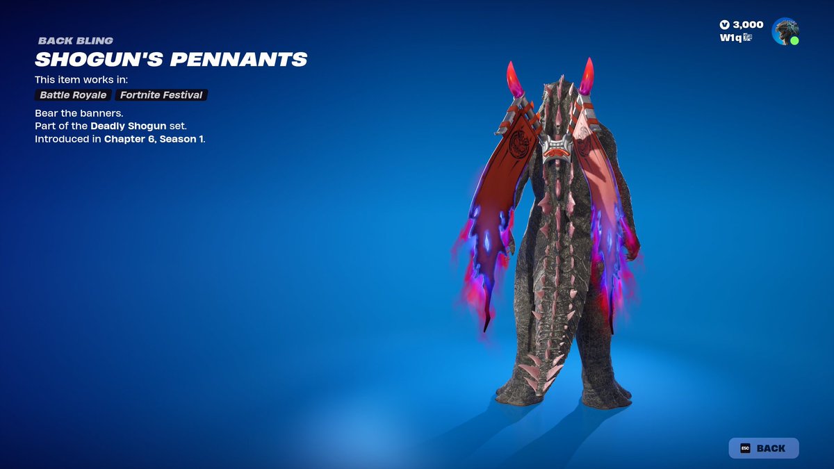 Backbling : 
#Fortnite #Ad #FortniteLeaks #FortniteNews #FortniteC6S1