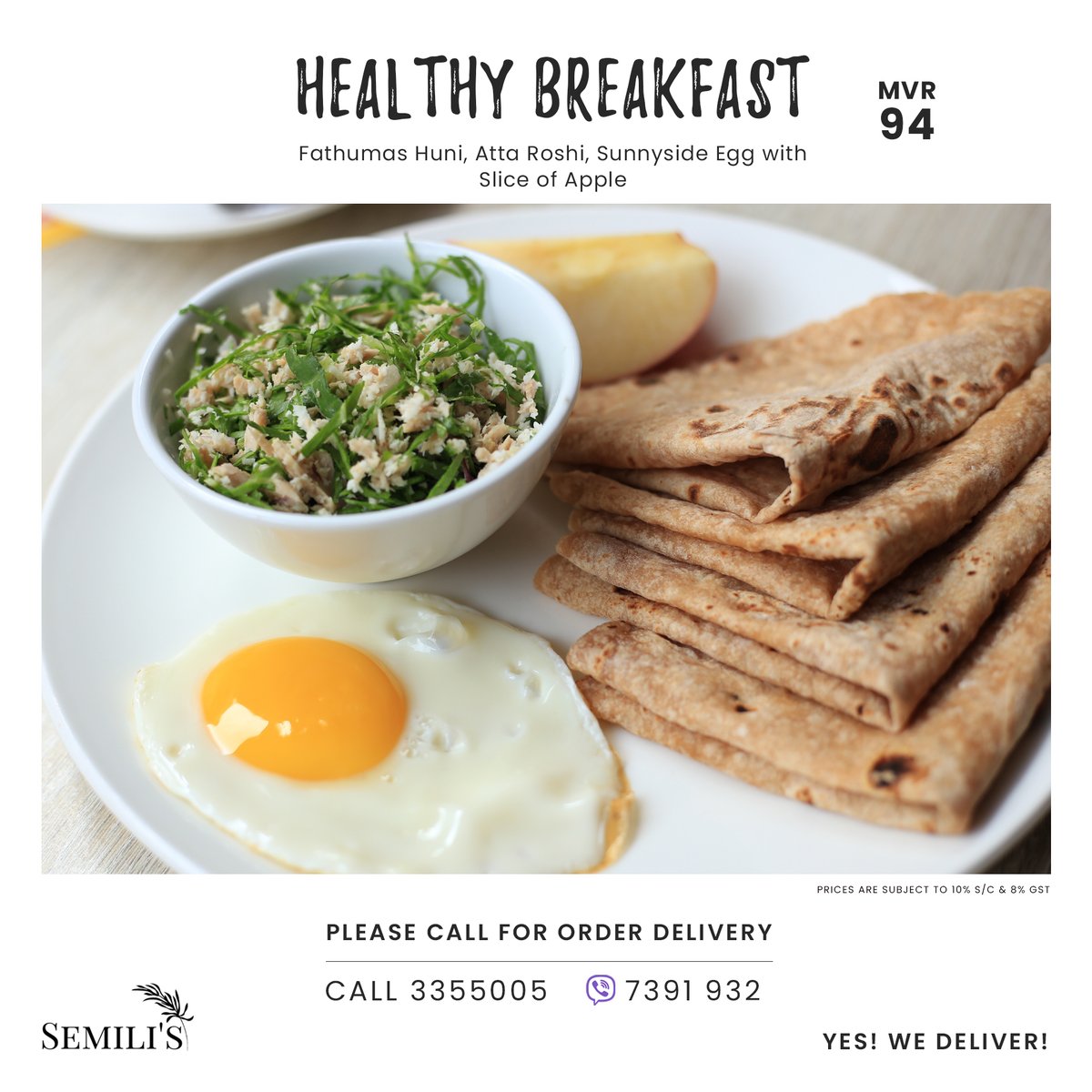 semili_s's tweet photo. Breakfast and Lunch, Guilt Free, Healthy 🌿🍎
.
Available at Semilis Hulhumale'
Phone: 3355005
Viber :  739-1932
We Deliver!
.
.
#lunch #healtheating #breakfast #maldives #lunch #coffee #food #dinein #takeout #gastronomy #dinner https://t.co/CE0DJinKu6