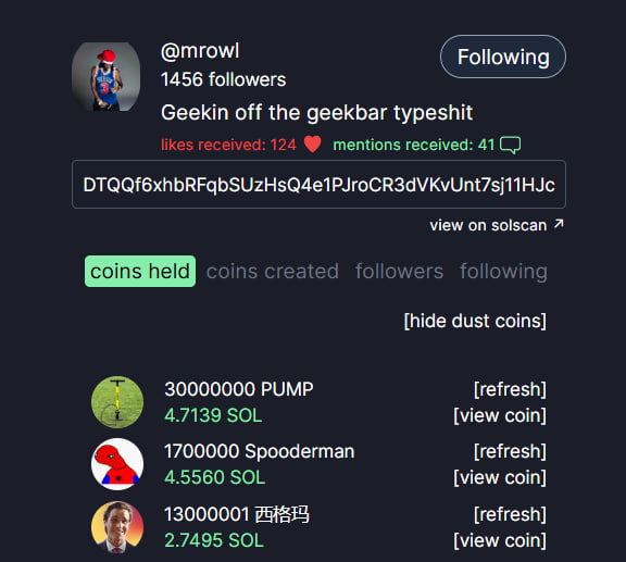 <a href="/CookerFlips/">Cooker.hl | Kms.eth | 版本之子 | Cooker</a> Dropping alpha for you now 

$SIGMA made by the same dev as chillguy and has a chinese ticker so chinese whales will be bidding 西格玛 

GT3PFc3JdLhhCrn4x2sHRcV4FApqZ4DKrLAWzr6Vpump