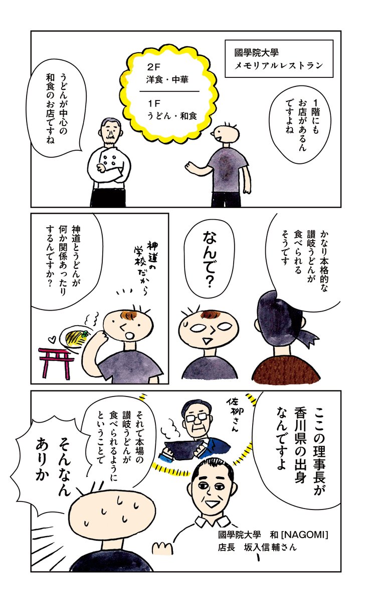 國學院大学のオール電化キッチンと香川直送讃岐うどん 