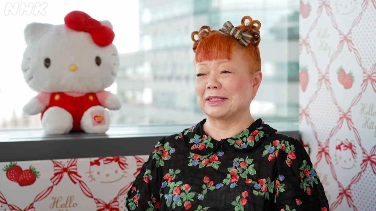 NHK_PR's tweet photo. 【ハローキティのアップルパイ】

キティちゃん…いや、キティさん（※誕生50年）はアップルパイ、特にママ（メアリー）のレシピが大好き。
ヘンゼルがヨーロッパ産小麦とブラムリーアップルを使って、キティのママの味に挑戦します。

グレーテルのかまど
2（月）夜10時［Eテレ］ https://t.co/xBxDWyJP5p
