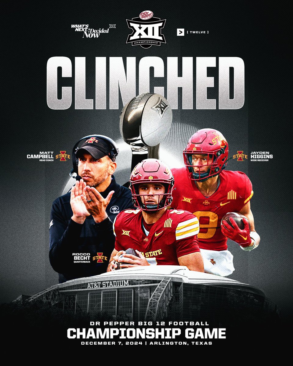 Big 12 Conference (@big12conference) on Twitter photo Storm Warning for Arlington, Texas. π¨πͺοΈ
#Big12FB | <a href="/CycloneFB/">Iowa State Football</a>
ποΈπ: seatgeek.com Storm Warning for Arlington, Texas. π¨πͺοΈ
#Big12FB | <a href="/CycloneFB/">Iowa State Football</a>
ποΈπ: seatgeek.com