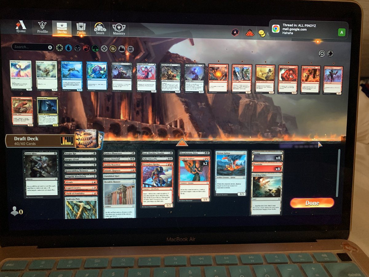 qtian's tweet image. Been on BR on my 3/5 drafts. Dragon creator is 🔥🔥. Just my 1st Trophy though🏆 

@LordsofLimited @lordtupperware @mistermetronome