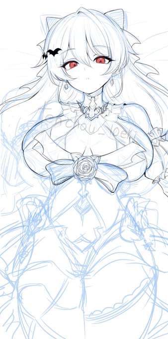 3rdの大人テレサ描こうとしたけど息抜きじゃ済まなそうだったので一旦ここまで 