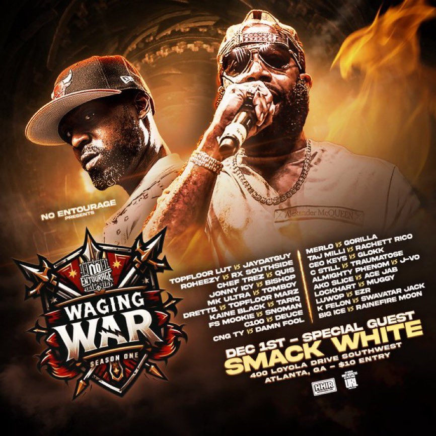 IM UP EARLY ! ATL WE WAR WAGING TODAY