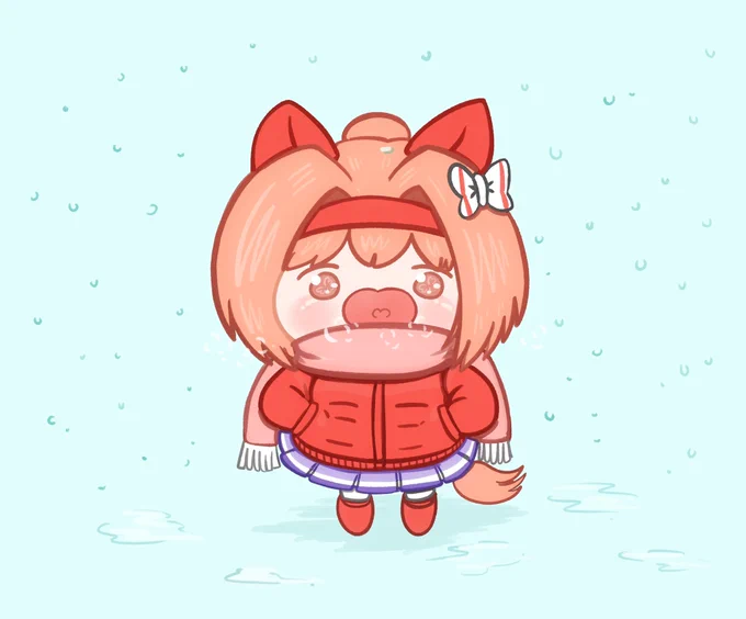 最近さむいねウララちゃん #ウマ娘 