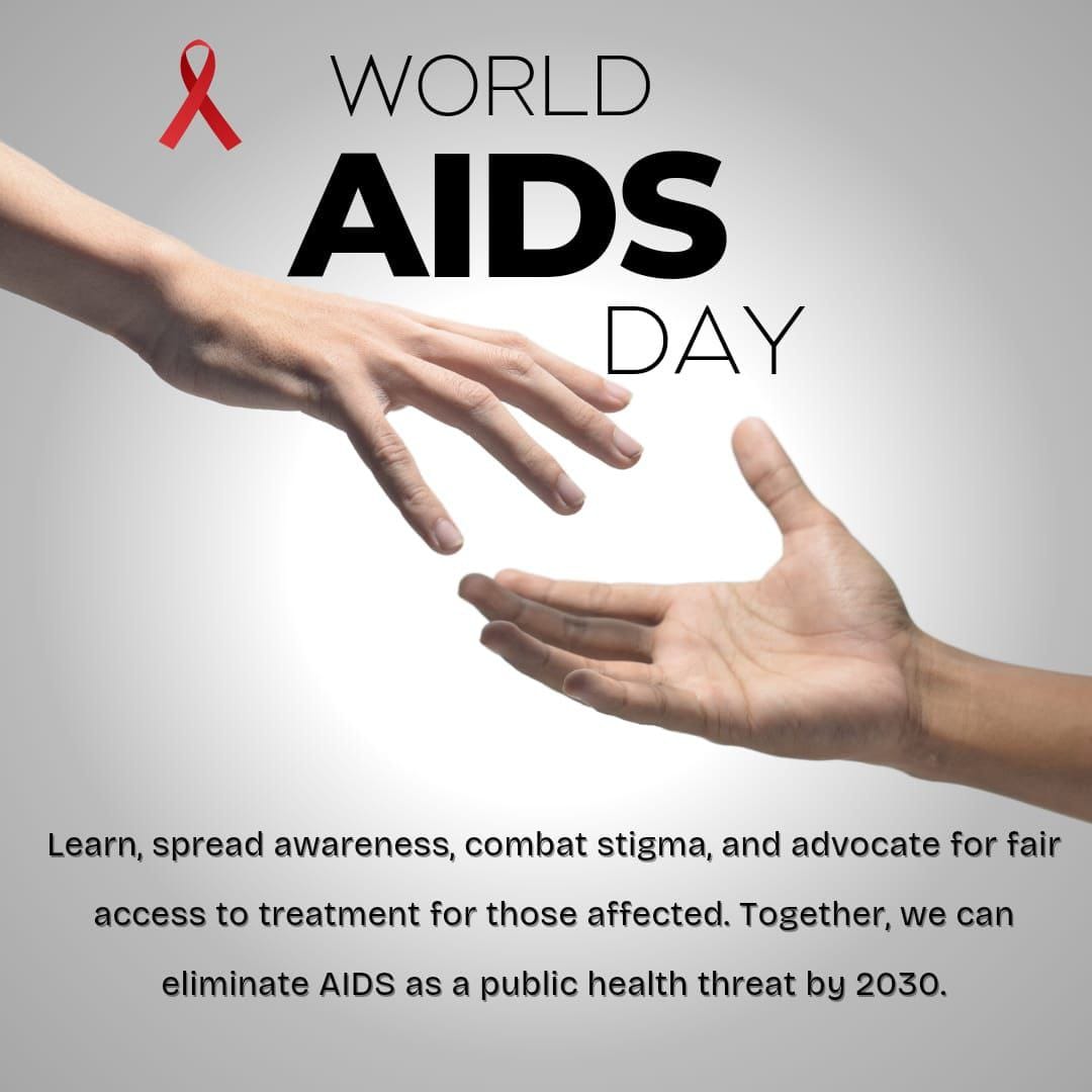 HIV बीमारी किसी को छूने या हाथ मिलाने से नही फैलती इसलिए ऐसे लोगों से नफ़रत ना करे,आज #WorldAidsDay पर हम इसके बारे में  जागरूकता फैलाए।Saint Dr MSG ध्यान का निरंतर अभ्यास करने के लिए प्रेरित करते है जो किसी बीमारी पर जीत हासिल करने के लिए आत्मबल को बढाता है #WorldAidsDay2024