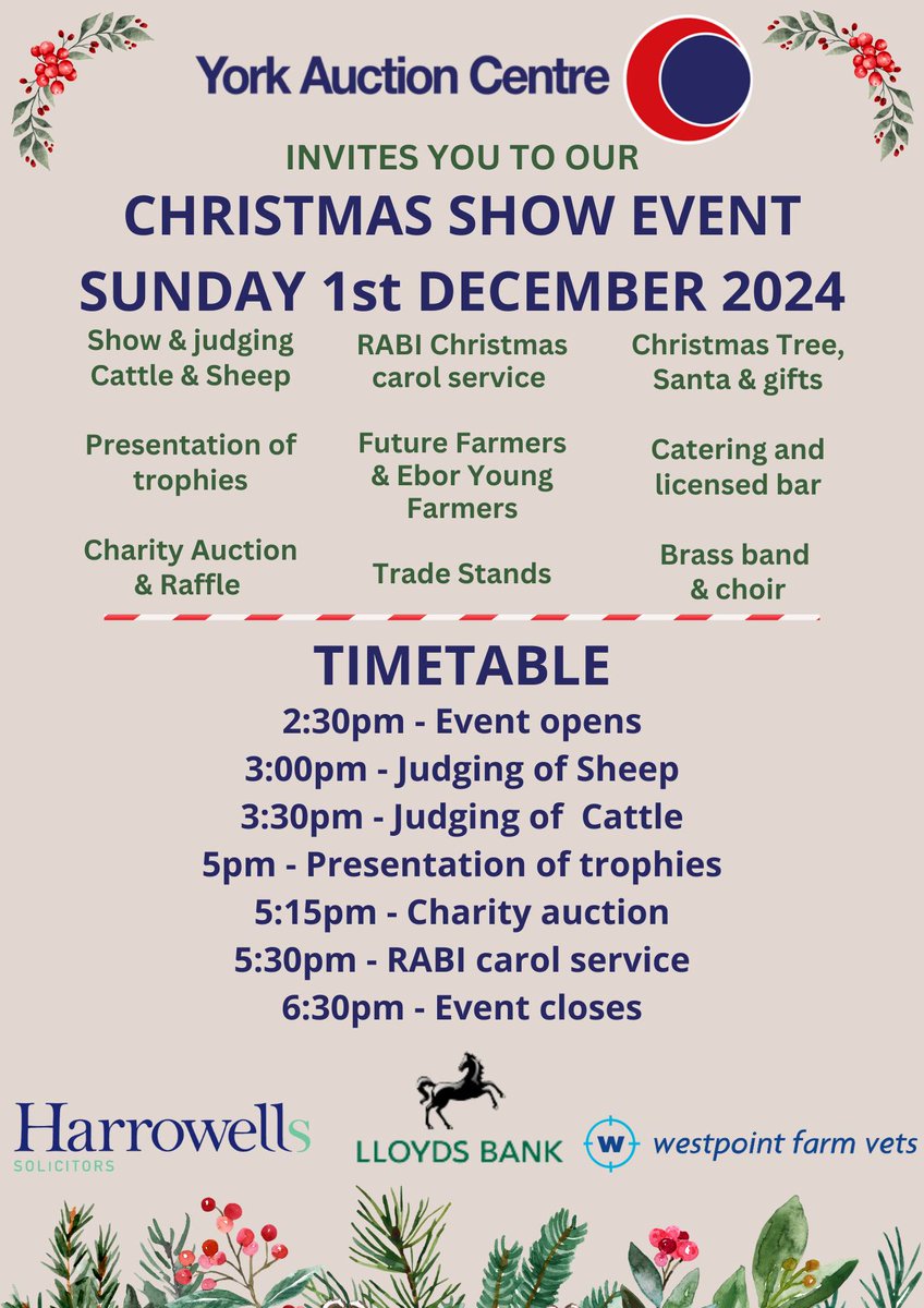 Yorkshire Ag Society tweet media