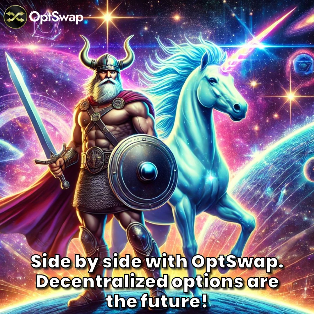 OptSwap's tweet image. You don’t have to fight alone 🦾. With OptSwap by your side, decentralized options are within reach. Start trading today! ⚔️

#OptSwap #DecentralizedOptions #TradeNow #CryptoRevolution