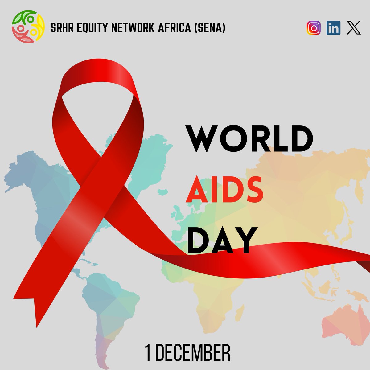 On this World AIDS Day, we celebrate the progress in the effort to end AIDS by 2030!

While we have made significant progress, there is still much work to be done to achieve the 2030 target of ending AIDS and realizing the ‘95-95-95’ goals.

#WorldAidsDay