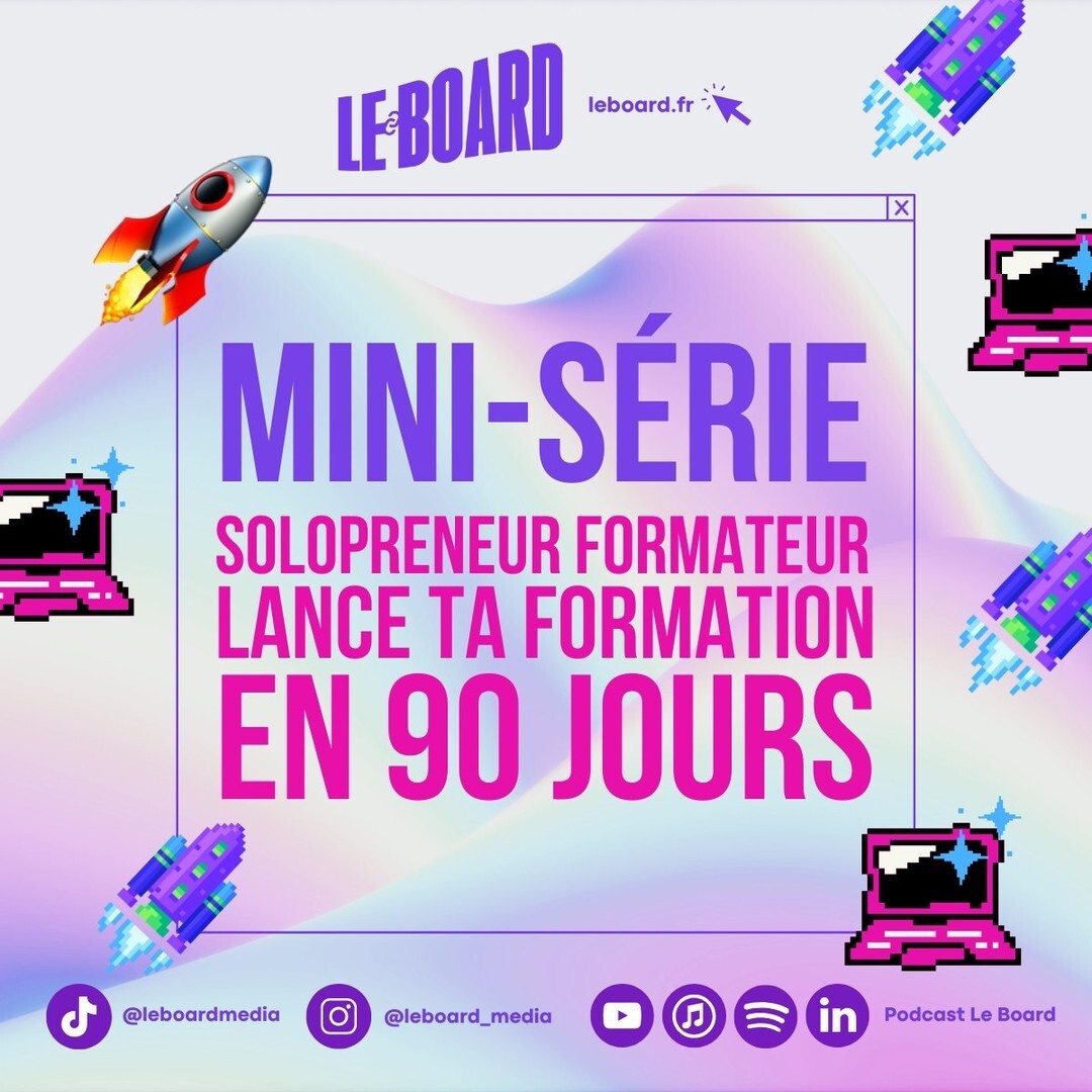 Tu veux retrouver tous les conseils de la mini série sur la formation en ligne ?

Le guide complet pour créer ta formation est en ligne 🗞️

Tout au long de cette mini-série, on a exploré avec Miora (<a href="/thegood/">The Good</a>.path) les étapes pour structurer, créer, et la… instagr.am/p/DDBtBPiITSh/