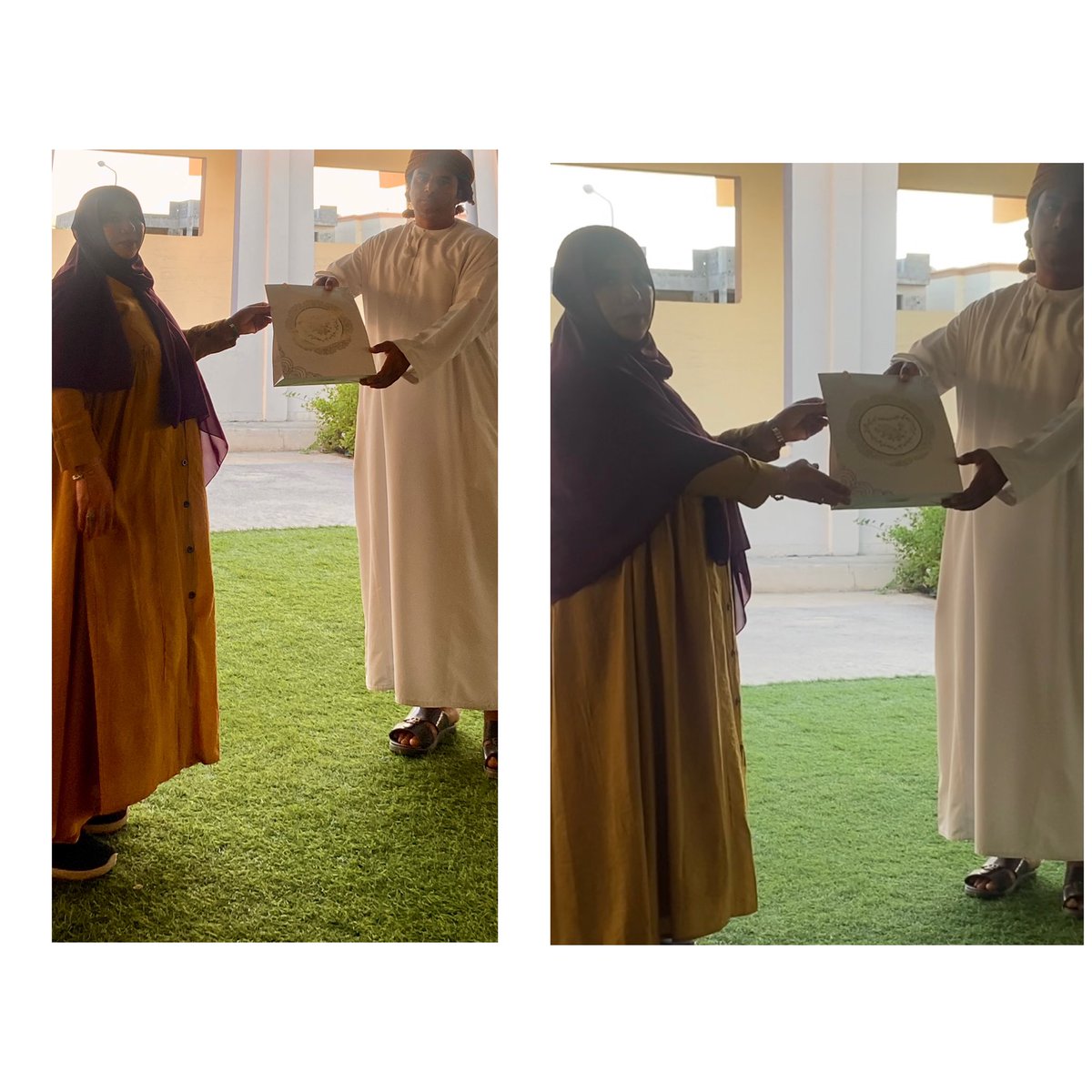 كرمت إدارة المدرسة أفضل حارس مدرسي الفاضل /  سالم الساعدي بهدية تقديراً لجهوده خلال فترة مناوبته @mct_edu <a href="/Eduactivemct/">قسم الأنشطة التربوية</a> <a href="/eso_seeb/">الحساب مغلق</a> <a href="/EduGovOman/">وزارة التعليم - سلطنة عُمان</a> #تعلم_مستدام #مدارسنا_مستقبل_واعد 
#تعليمية_مسقط