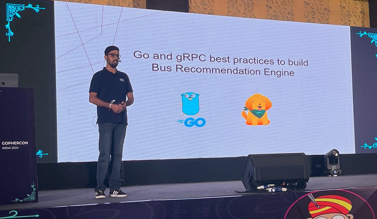 GopherConIndia's tweet image. Pawan Kumar Sharma explores how to craft a recommendation engine for bus search powered by real-time user feedback. A fascinating session blending innovation with practical applications in Go!

#GCI24 #GopherConIndia2024 #golang