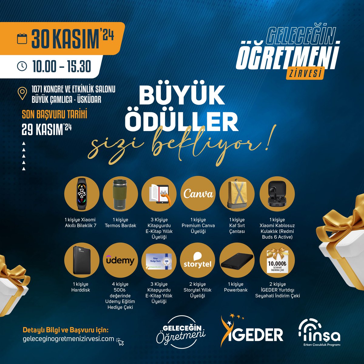yilmaznazif's tweet photo. İstanbul Gönüllü Eğitimciler Derneği (İGEDER) tarafından İstanbu'da düzenlenen "Geleceğin Öğretmeni Zirvesi"nde öğretmenlerimiz ve eğitim sevdalılarıyla buluştuk. Eğitimcilere yönelik yaptığı bu güzel çalışmalardan dolayı İGEDER'i tebrik ediyor, emeği geçenlere teşekkür ediyorum. https://t.co/pnS3nEpJx4
