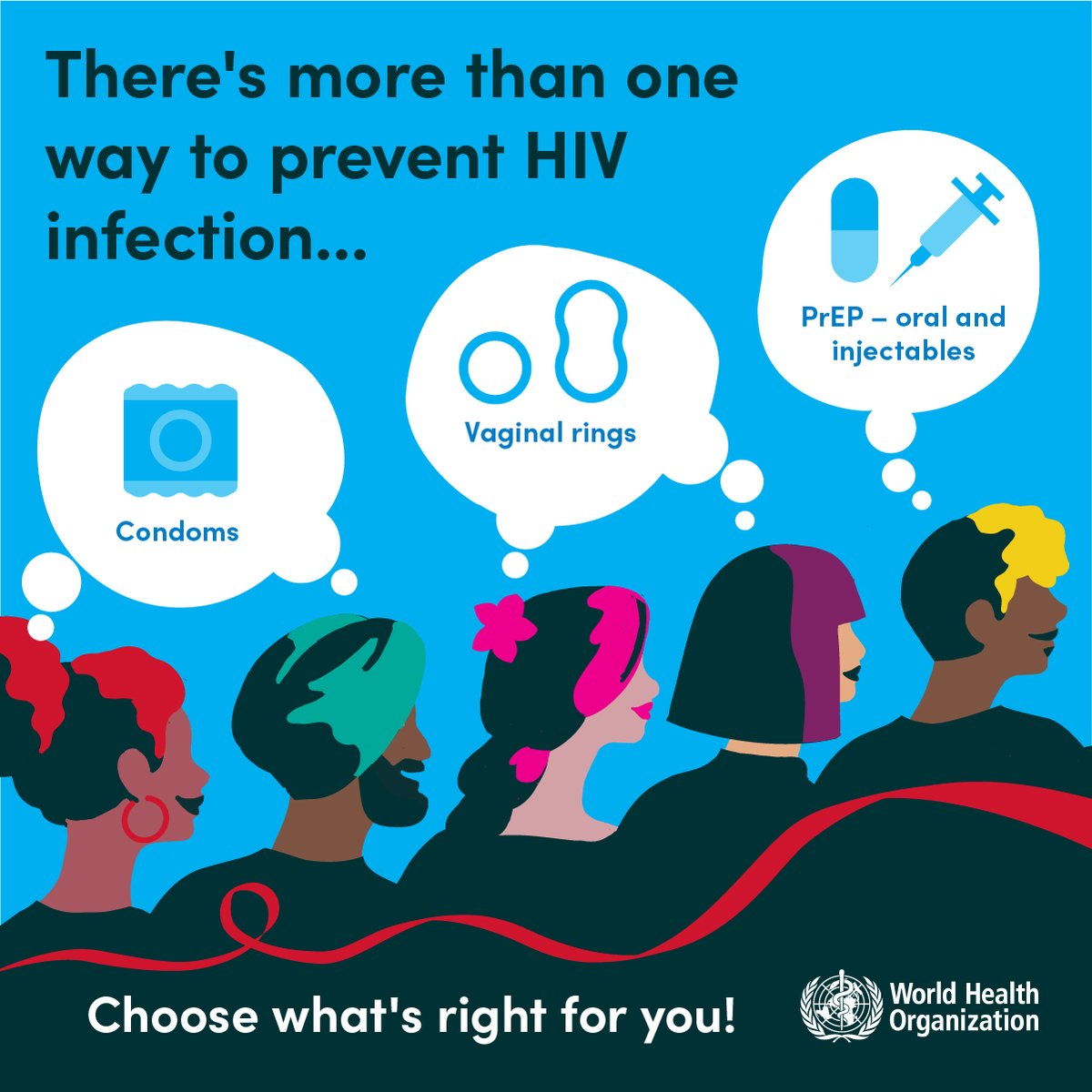 World Health Organization (WHO) (@who) on Twitter photo Prevention empowers and protects. 💪❤️
Access to HIV prevention tools, education, & services safeguards health and upholds rights. Equal access is the key to ending new infections.
Together, we can #EndAIDS.
#WorldAIDSDay: bit.ly/3Z5Ot5P Prevention empowers and protects. 💪❤️
Access to HIV prevention tools, education, & services safeguards health and upholds rights. Equal access is the key to ending new infections.
Together, we can #EndAIDS.
#WorldAIDSDay: bit.ly/3Z5Ot5P