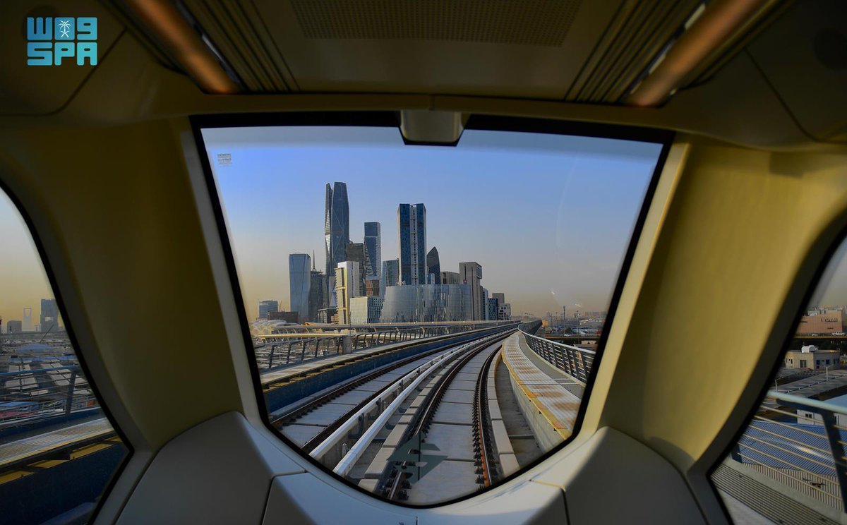 ahmed's tweet image. Ten years after construction began, Riyadh Metro officially opens to the public today 🚇 Big moment for the Saudi capital
