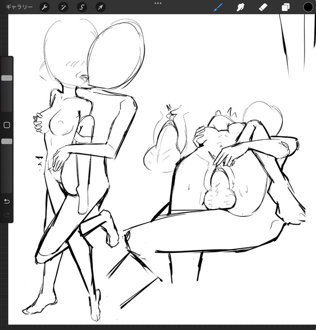 こういう片足あげさせて拘束した状態でヘビとかの交尾みたいにねちっこいすけべしてるの好きすぎるんですよね
貴様も同じ気持ちか? 