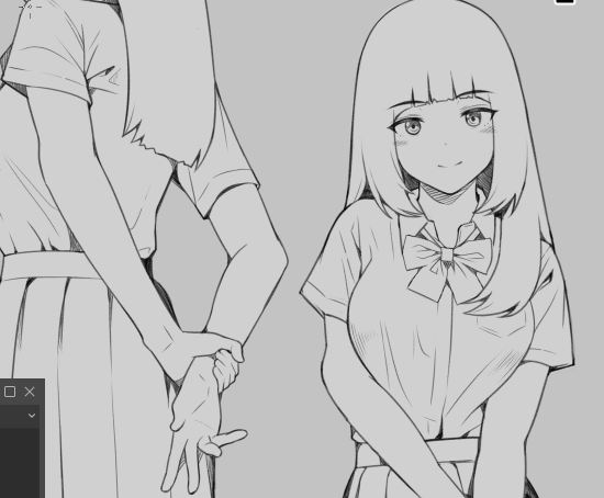 コミケ用に描きおろしとる 