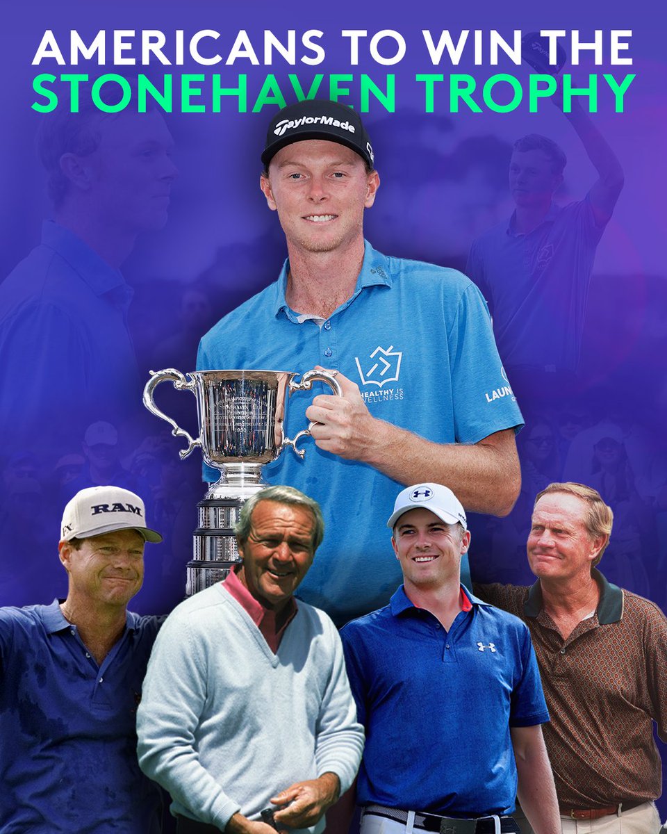 Ryggs Johnston becomes the 11th American winner of the Stonehaven Trophy 🇺🇸

The list of names he joins is full of special players⭐️

#AusOpenGolf