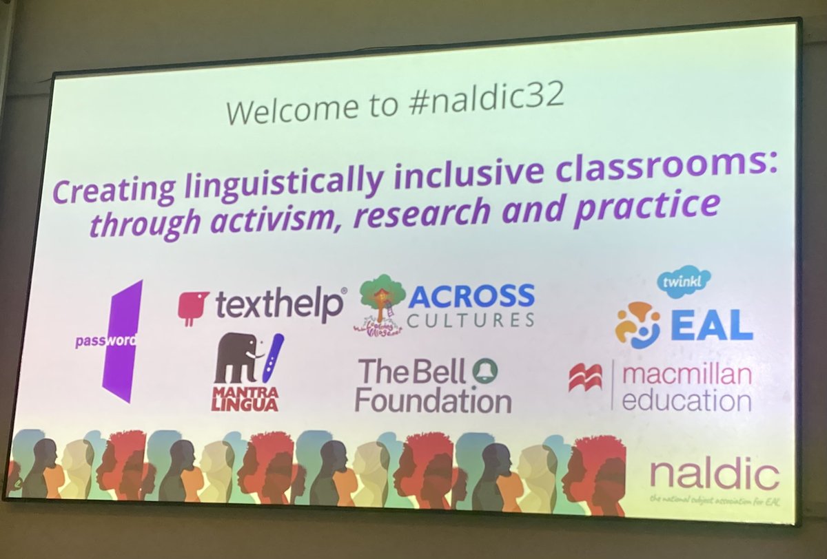 An awesome day spent at #NALDIC32
with so many inspiring professionals &amp; speakers. Great to meet up with colleagues &amp; old friends as well as making new connections.  #multilinguallearners #linguisticallyinclusiveclassrooms #inclusion #EAL #EALCPD