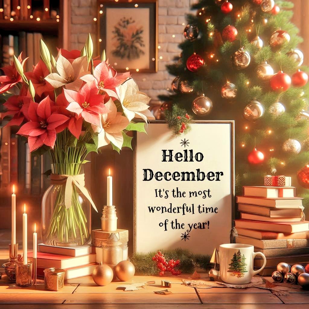 Happy December, everyone! Let’s wrap up the year with cozy days, good books, and plenty of cheer. Stay warm and enjoy the little moments! 🎄🎁🎊❄️☃️🤶🏼🎶🫂✨

#hellodecember #december #happyholidays
#christmastime #happydecember
