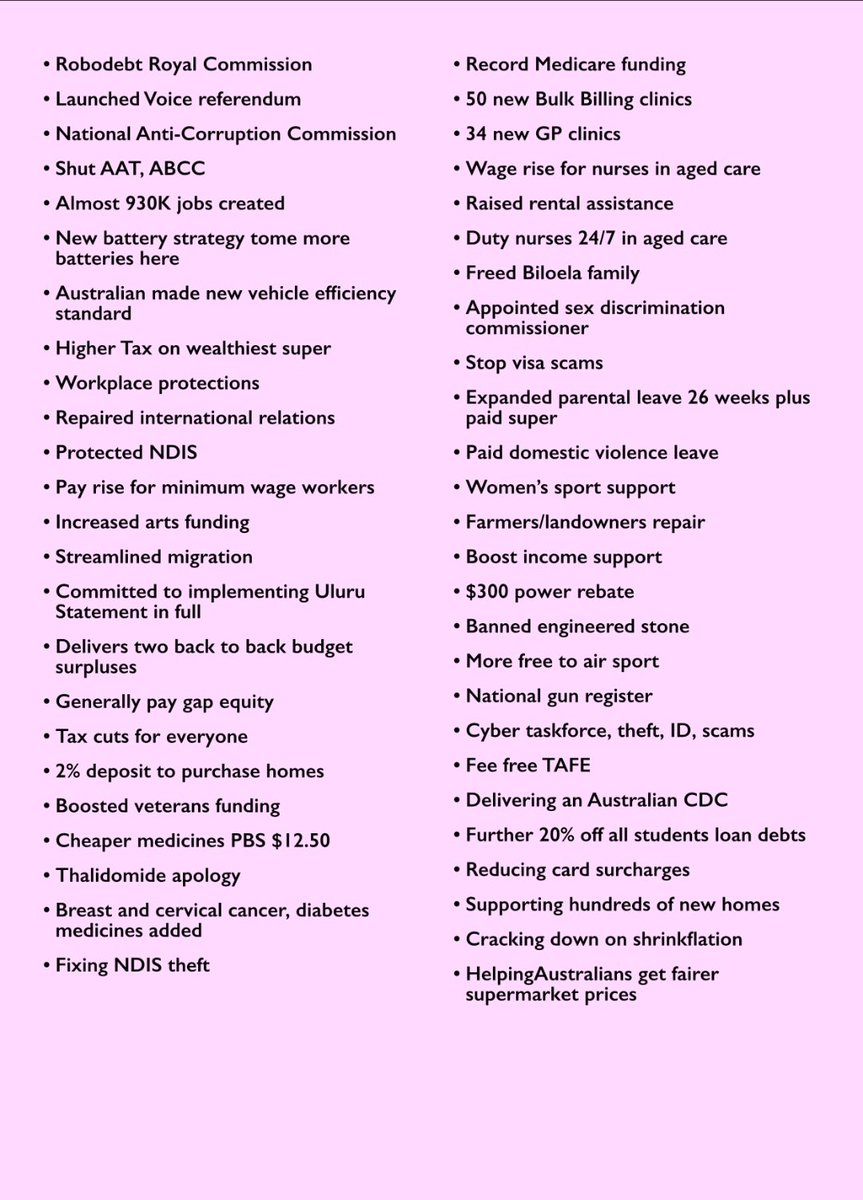 I am proud of these achievements by our cracker of this  <a href="/AustralianLabor/">Australian Labor</a> Government.