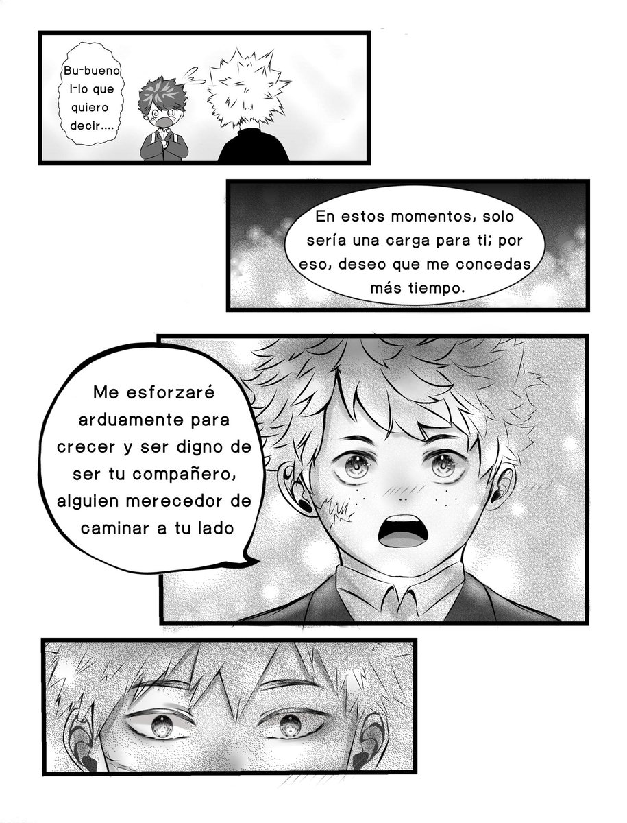 Acabo de ver los #Spoilers del epílogo y ya acabaron conmigo pero recuerden  bakudeku hasta el final😂💔 

cómic hecho a la rapidita🤧
#bokunoheroacedemia 
#bakudeku 
#manga