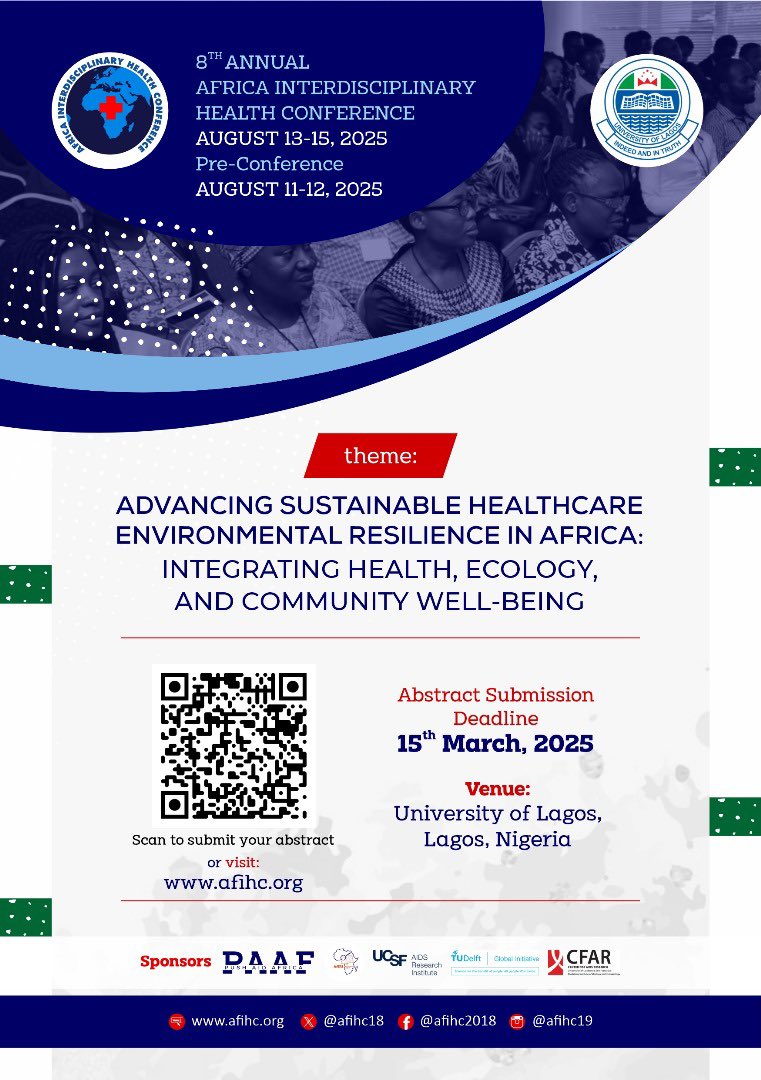 Abstracts submission for AfIHC 2025 is now open. Submit your abstracts today!

#AfIHC2025 

afihc.org