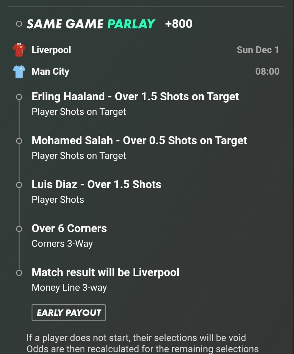 Parlay2tail's tweet image. Manchester City vs Liverpool FC 
Game time 8:00 am PT
+800 parlay
Play at your own risk
👇👇👇👇