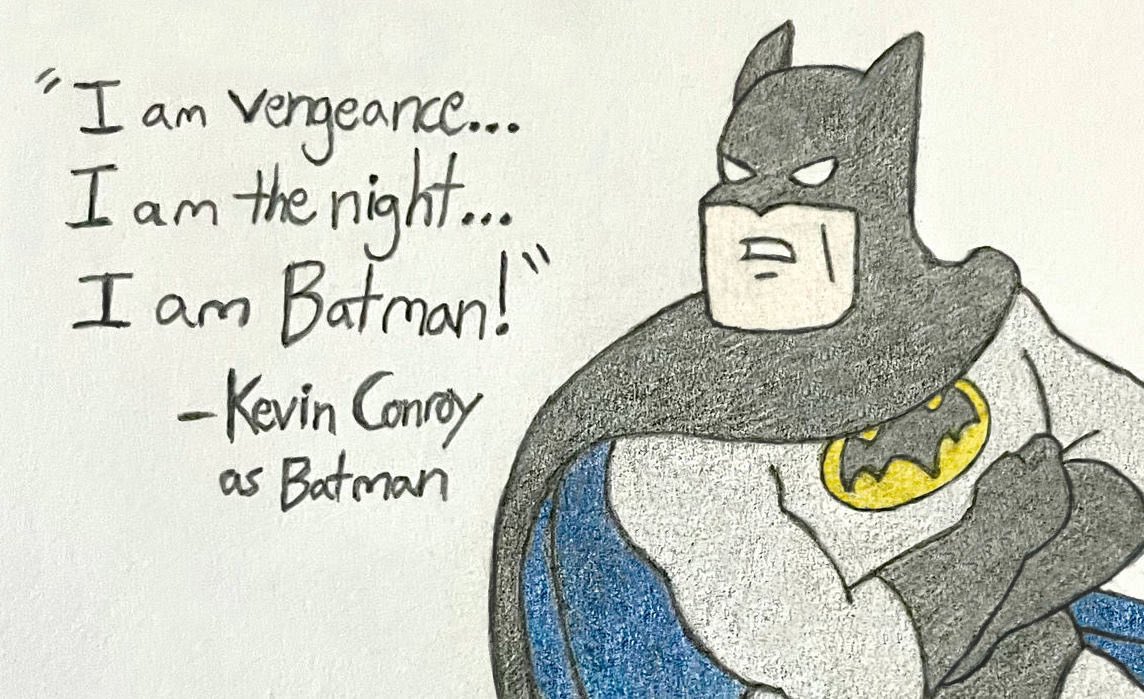 JJSponge120's tweet image. Happy birthday to the late Kevin Conroy, who served as THE voice of Batman for years! 🥳 #KevinConroy #RIPKevinConroy #VoiceActor #Batman #DC #DCComics #Birthday #Gift