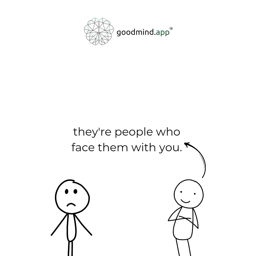 goodmind_app's tweet image. Tag your ride-or-die friends who stand by you through it all. Let’s celebrate the ones who make life’s challenges a little less lonely❤️

#goodmind #togetherthroughitall #friendship #mentalhealthmatters #mentalwellbeing