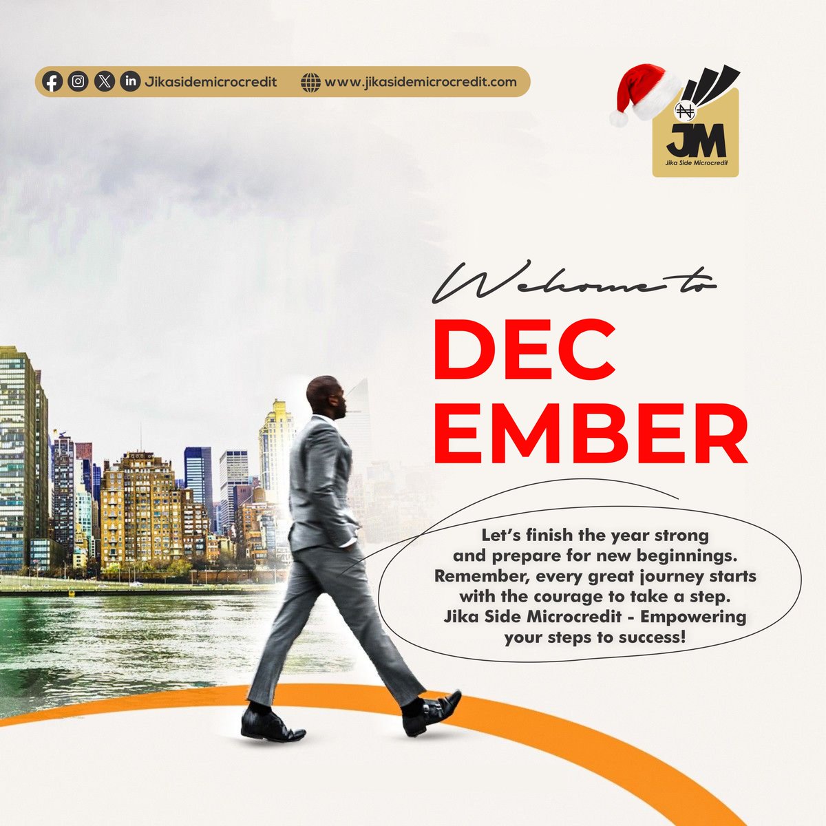 JikaSide's tweet photo. Remember, every great journey starts with the courage to take a step.  Jika Side Microcredit — Empowering your steps to success!

#Loan #Investment #Microcredit #startstrong #finishtrong #prepare #newbedigining #JikaSideMicrocredit #newmonth #december #trending #trendingnow https://t.co/M4eH2FvP6u