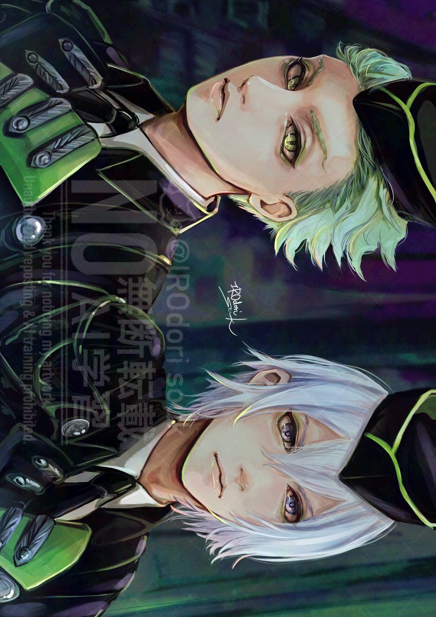 IROdori_souk's tweet photo. 過去絵リメイク
だいぶ前に描いたモノクロのシルバー＆セベク護衛隊rkgkに色載せました🌟

Xfolioにも置いてあります

#ツイステファンアート
#twstファンアート https://t.co/mNdH4weQuU