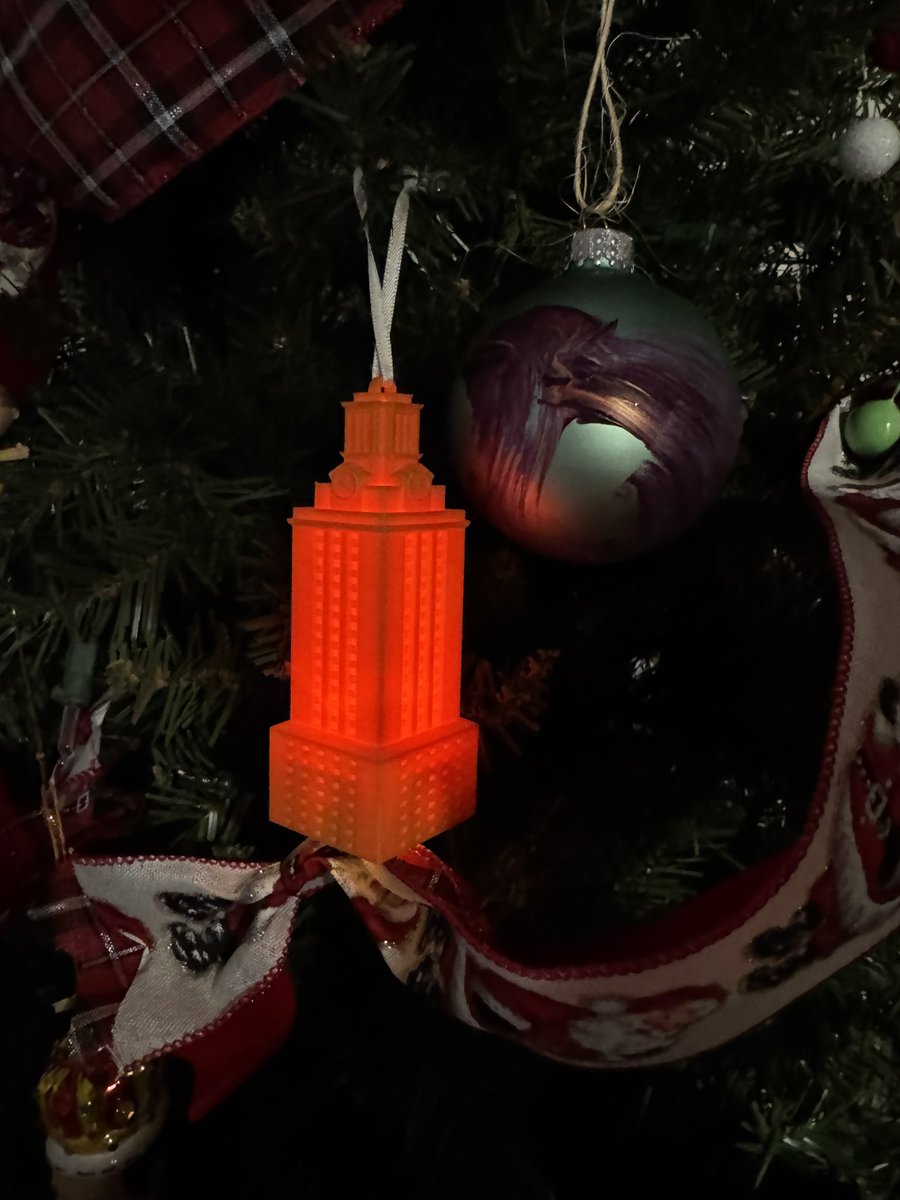 Just got home and got to light the tower!