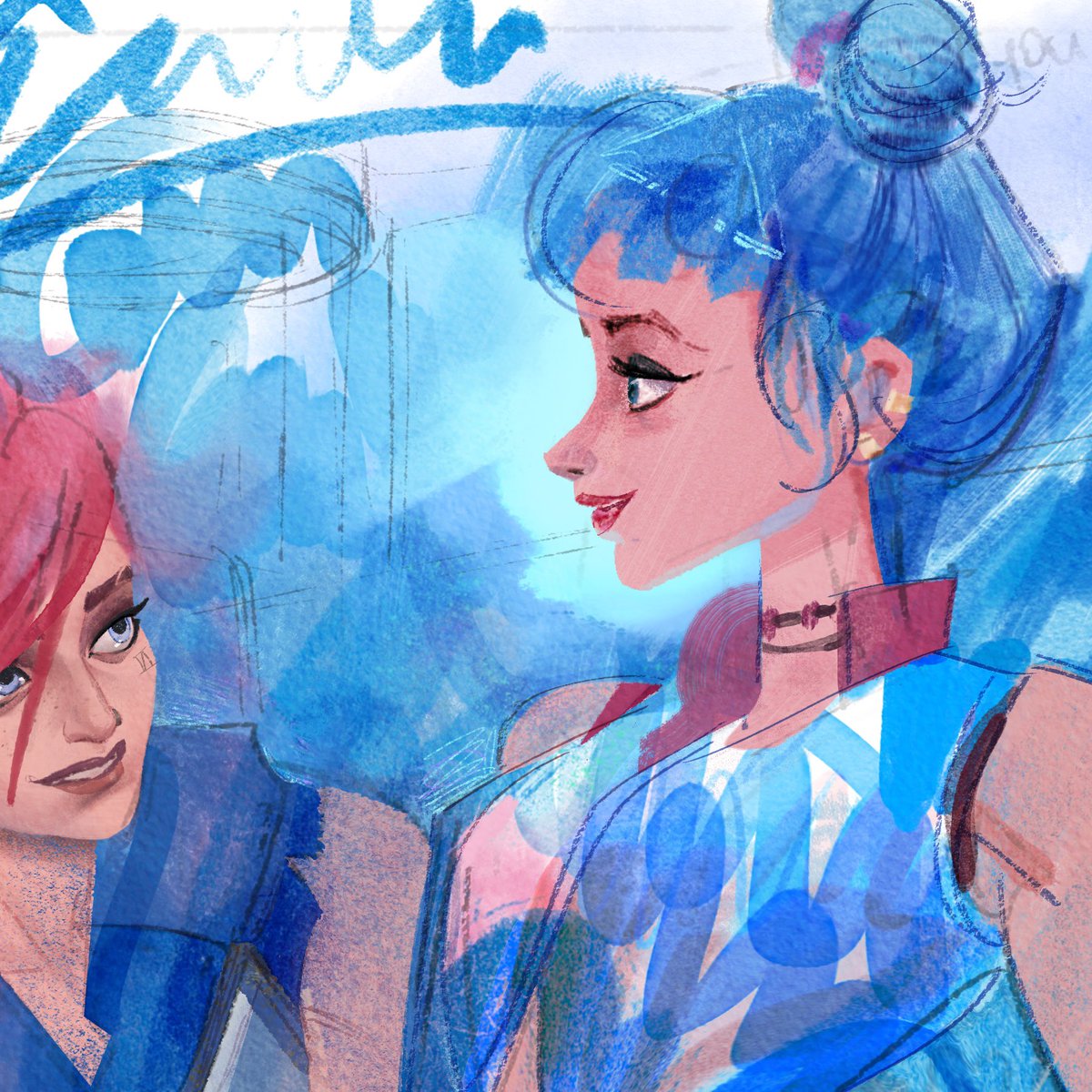 Hope u get a chance to.. U know😉

#Arcane2 #arcanejinx #Vi #arcanevi #jinx #jinxfanart #ArcaneSeason2 #arcane #fanart #procreate