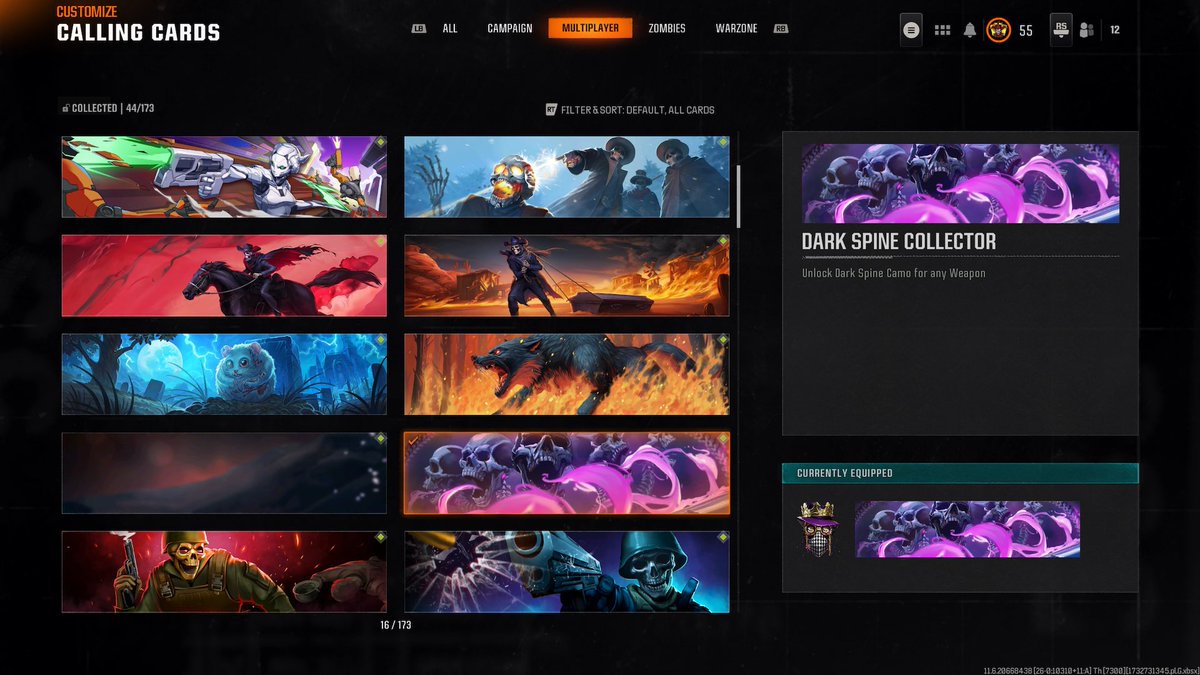 SiixO2's tweet image. Dark spine 👊🏼 #cod #bo6 #BlackOps #blackops6 #CallofDuty