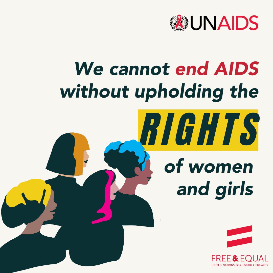 Violence against women &amp; girls increases their risk of #HIV and undermines progress in ending #AIDS. Discrimination and criminalisation puts transgender women at 20 times the risk of HIV than other adults. 

We must protect the human rights of all women to #EndAIDS.

<a href="/UNAIDS/">UNAIDS Global</a>