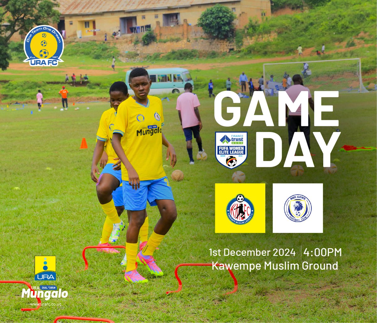 URAFC_Official's tweet photo. #FinanceTrustFUFAWomenEliteLeague: Tax payers 🗣️, What are your words of inspiration to our girls as they take on She Geme this evening at the Valley of no return?

#URAFC | #OneTeamOneDream | #URAKAWEMPEMUSLIMSSWFC | #FTBFWEL https://t.co/5PfcVXHgkX