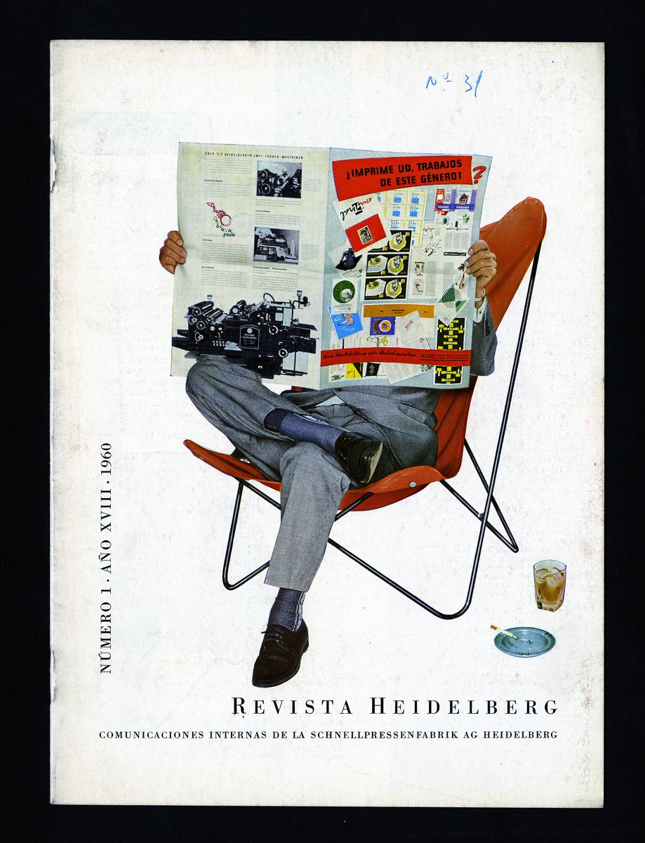 dissenydoc's tweet photo. #7dies7cobertes de #Heidelberg
📆7/7
Núm. 1 (1960)
De les nostres #revistesdedisseny
De nuestras #revistasdediseño
From our #DesignMagazines
#7days7covers #coverdesign #dissenygràfic #diseñográfico #graphicdesign #artsgràfiques #artesgráficas #graphicarts #impremta #print https://t.co/MC4nuj6yV7
